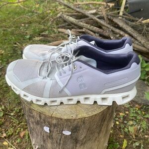 On Cloud 5 Running Shoes Gray/Blue Men’s 11.5